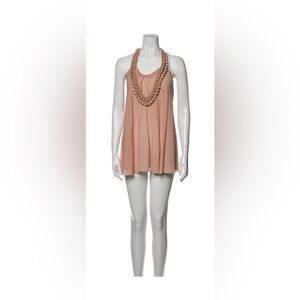 Authentic - Stella McCartney Blush Pink Tunic Mini Dres